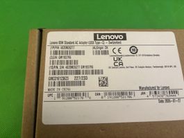 Lenovo USB-C Netzteil 65W original neu in OVP schwarz