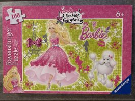 Wie NEU: Ravensburger Barbie Glitzer ✨💎💖 Puzzle 100 Teile