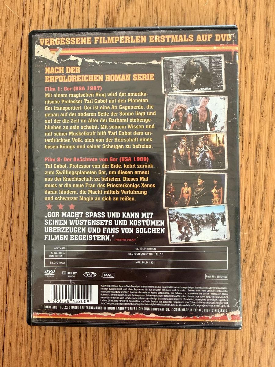 Tutti i DVDs: GOR  Teil 1 & 2 DVD Classics Deutsch – Nuovo (secondo la descrizione) da Hünenberg venduto da Paddels 1