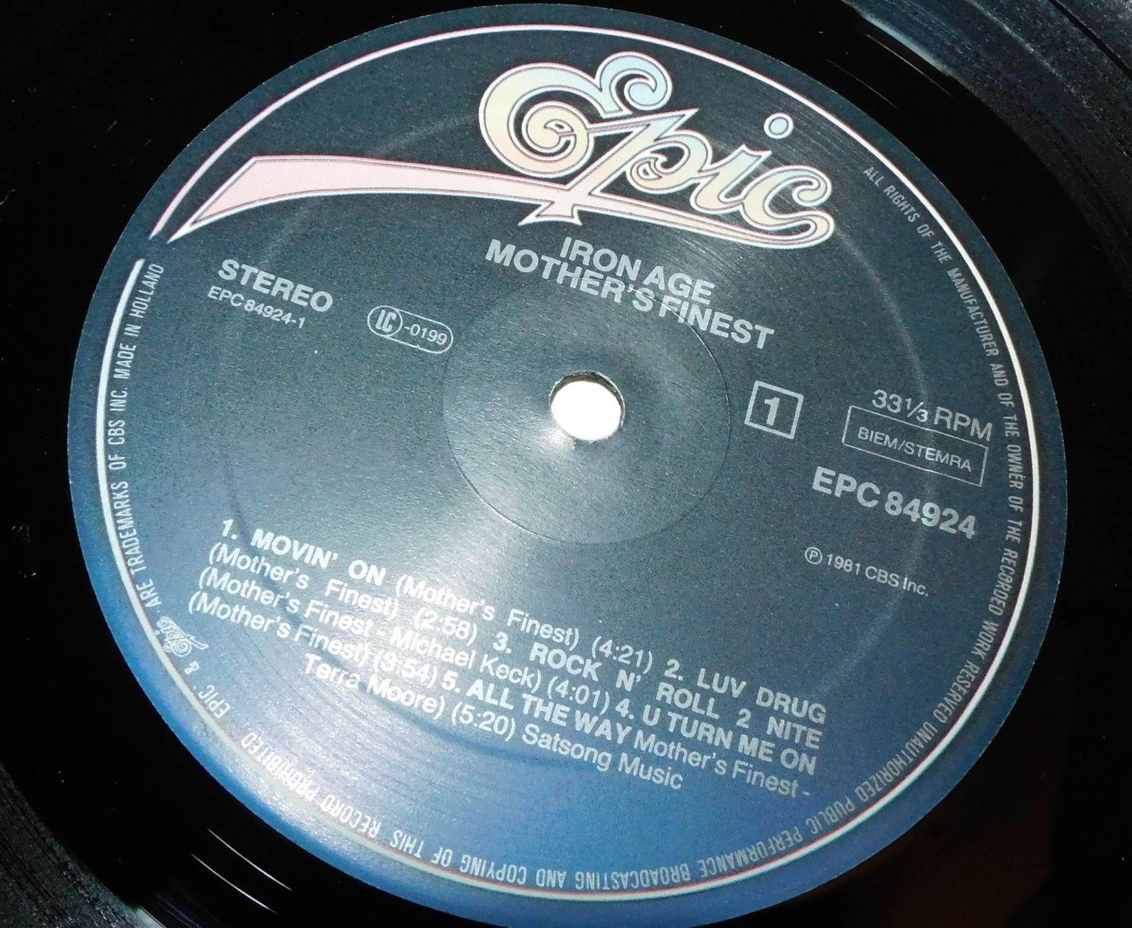 Dischi in vinile: Lp - Mothers Finest - Iron Age - 1981 – Usato da Sursee venduto da 76 2