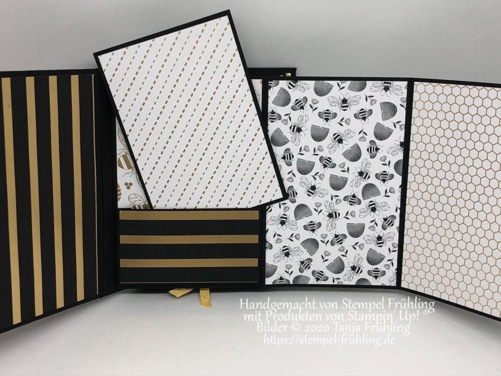 Stampin' up! Carta: Designerpapier "Bienengold" von Stampin up 12x12'' – Nuovo (secondo la descrizione) da Frauenkappelen venduto da evangelina78 6