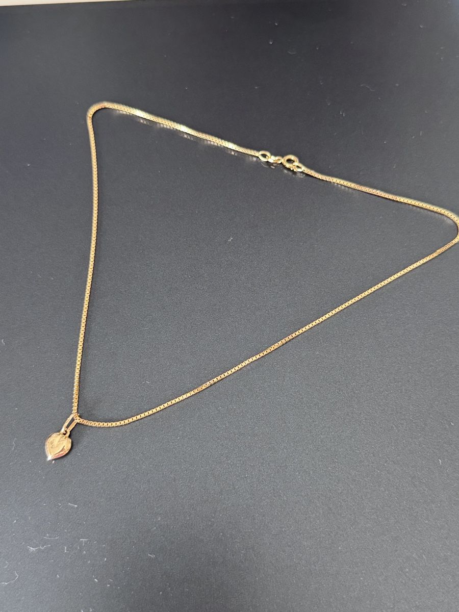 Catenine: Kette mit Herzanhänger 750 Gold – Usato da Au ZH venduto da parabellum60 3