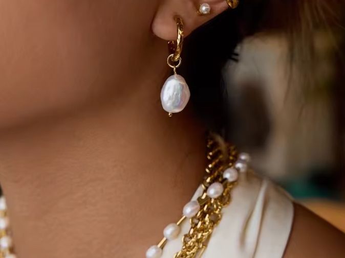 Orecchini pendenti & Orecchini a lobo: Wow: echte Perle vergoldete Ohrhänger – Nuovo e nell'imballaggio originale da Rombach venduto da Ivreajewels 1