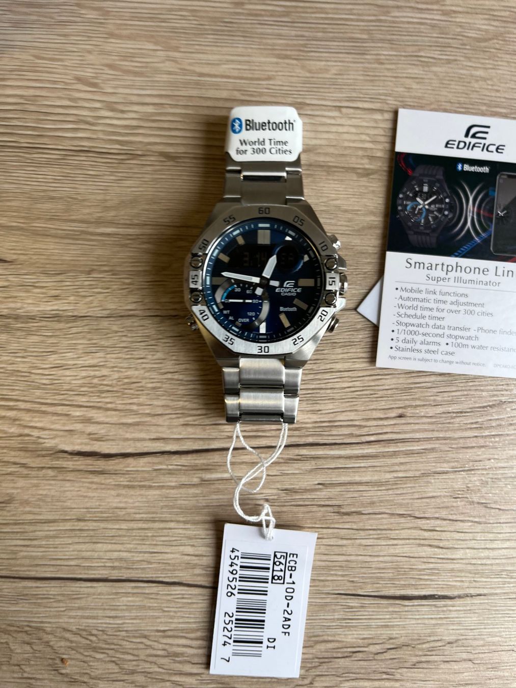 Edifice Uhren: Casio Edifice Uhr World Time Mobile Link ECB-10D-2A Neu – Neu und originalverpackt aus Dübendorf von gicu 6