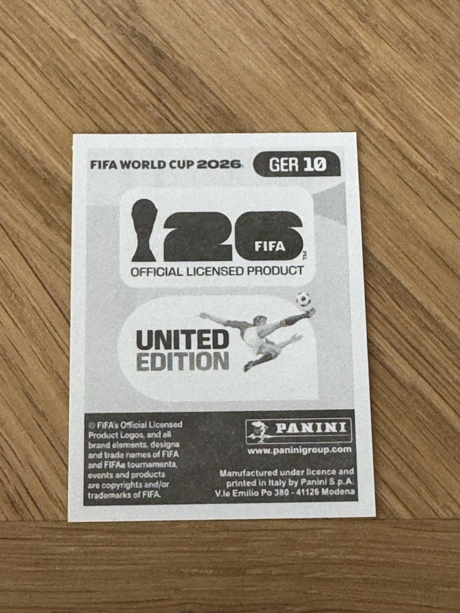 Panini Carte collezionabili: Panini 2026 GER 10 – Nuovo (secondo la descrizione) da Grand-Lancy venduto da cyr_n5ky 1