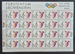 LI-Bogen frankaturgültig ** (Z1071) SBK 40.- (1996)