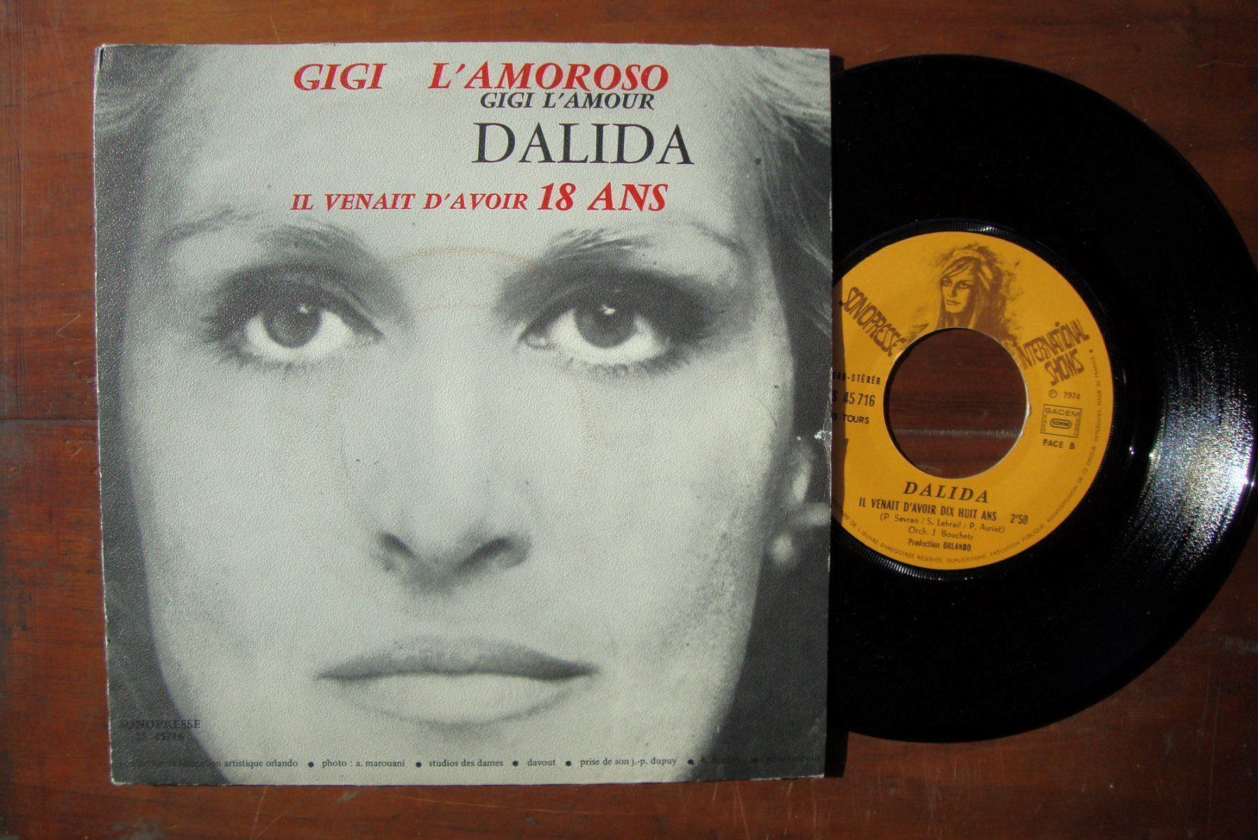Dischi in vinile: DALIDA - GIGI L'AMOROSO – Usato da Bern venduto da Uli_10_11