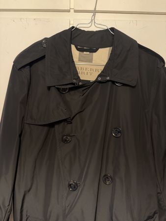 Trench Burberry Brit nero doppiopetto taglia M usato