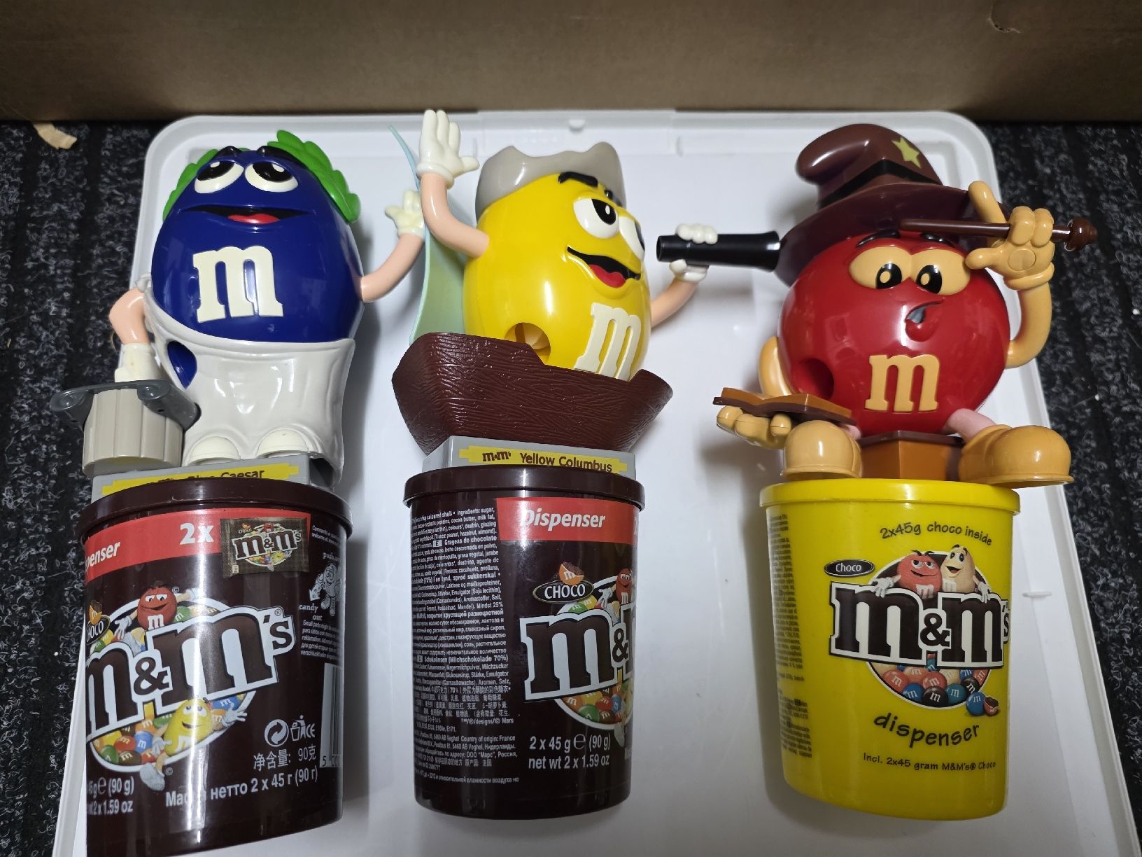 Statuette: M&M's Figuren 3 Stk. – Usato da Dorf venduto da Echo_Elements
