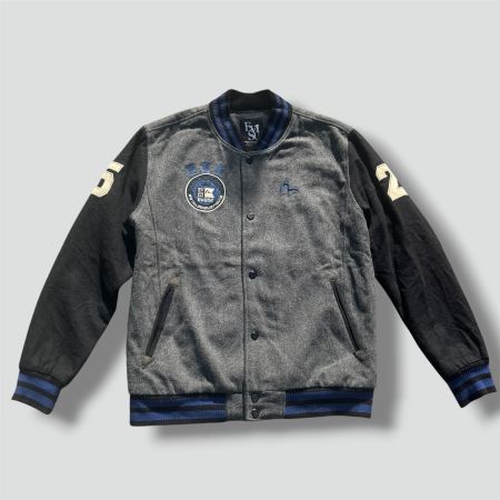 Evisu Energetics wool vintage bomber jacket japan retro woll