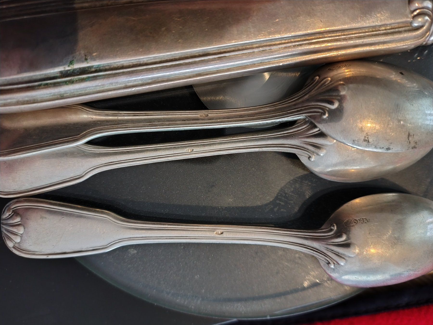 Bestecksets: Set posate argento 800 usate, coltelli e cucchiaini – Gebraucht aus Vairano von mir_rtt2 4
