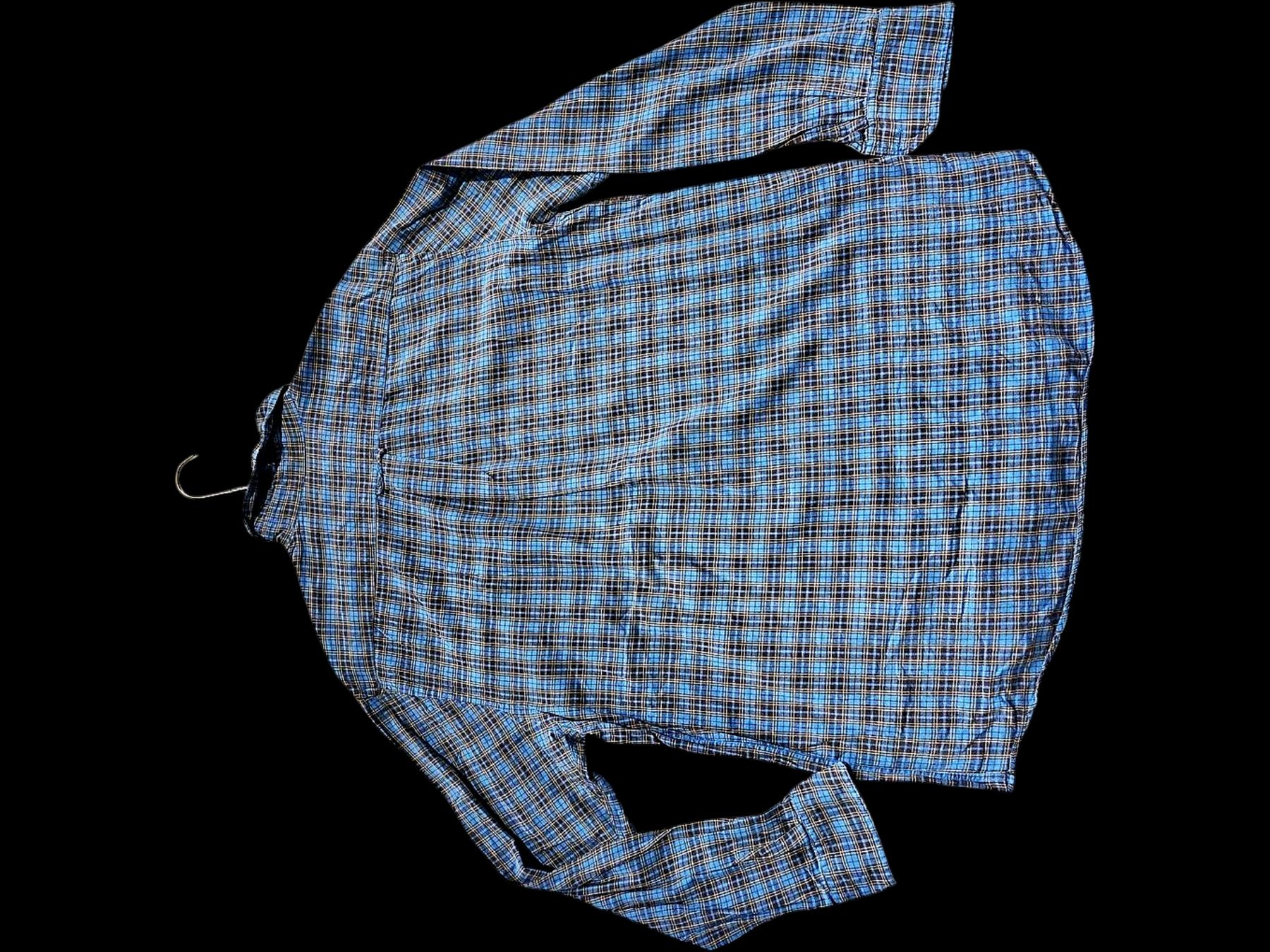 Hugo Boss Hemden: BOSS HUGO BOSS Blau Kariertes Button-Down Hemd – Gebraucht aus Zug von vinokilo 3