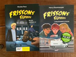 Lot de 2 livres Frissons Suisses Auzou Jeunesse,