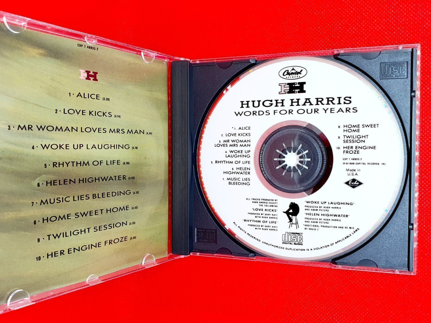 CD: CD Hugh Harris "words for our years" – Usato da Riedholz venduto da Speedy11 1