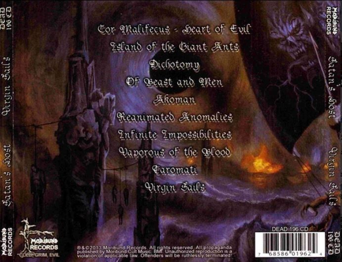 CDs: Satan's host - Virgin... – Gebraucht aus St-Cergue von VeganWarrior 1