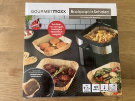 Gourmetmaxx Backpapier-Schalen 100 Stk. neu