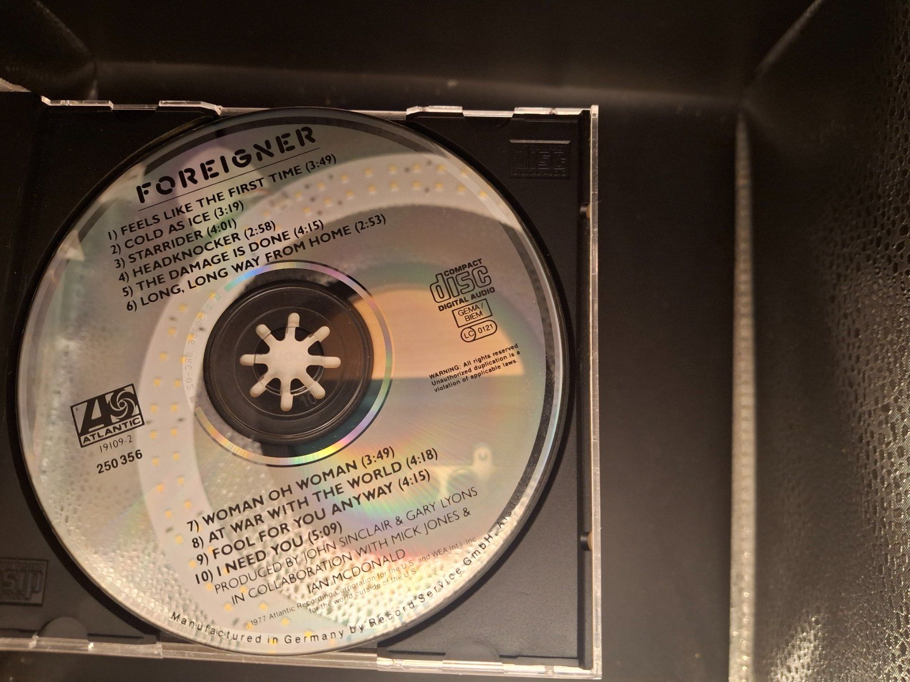 CDs: Foreigner – Foreigner – Gebraucht aus St.Gallen von jalamusic 2