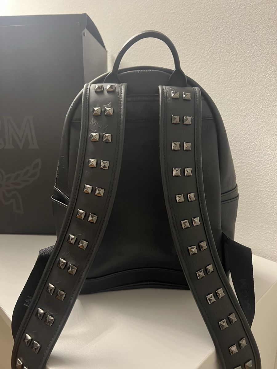 Mcm Zaini: MCM Visetos Rucksack in Schwarz – Nuovo (secondo la descrizione) da Zürich venduto da Willy-Gruppe 1