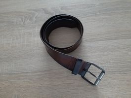 Ledergürtel braun Länge 115 cm gebraucht