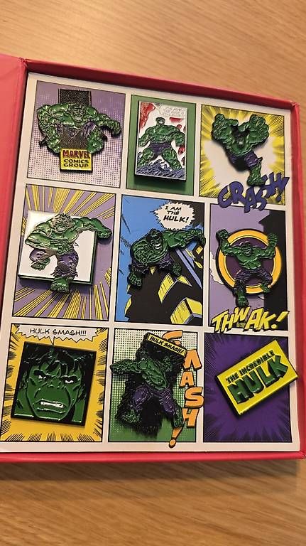 Plaquettes & Badges: Hulk Marvel Pin-Set – Neuf avec emballage d'origine à Bazenheid par Exo_Tic 2