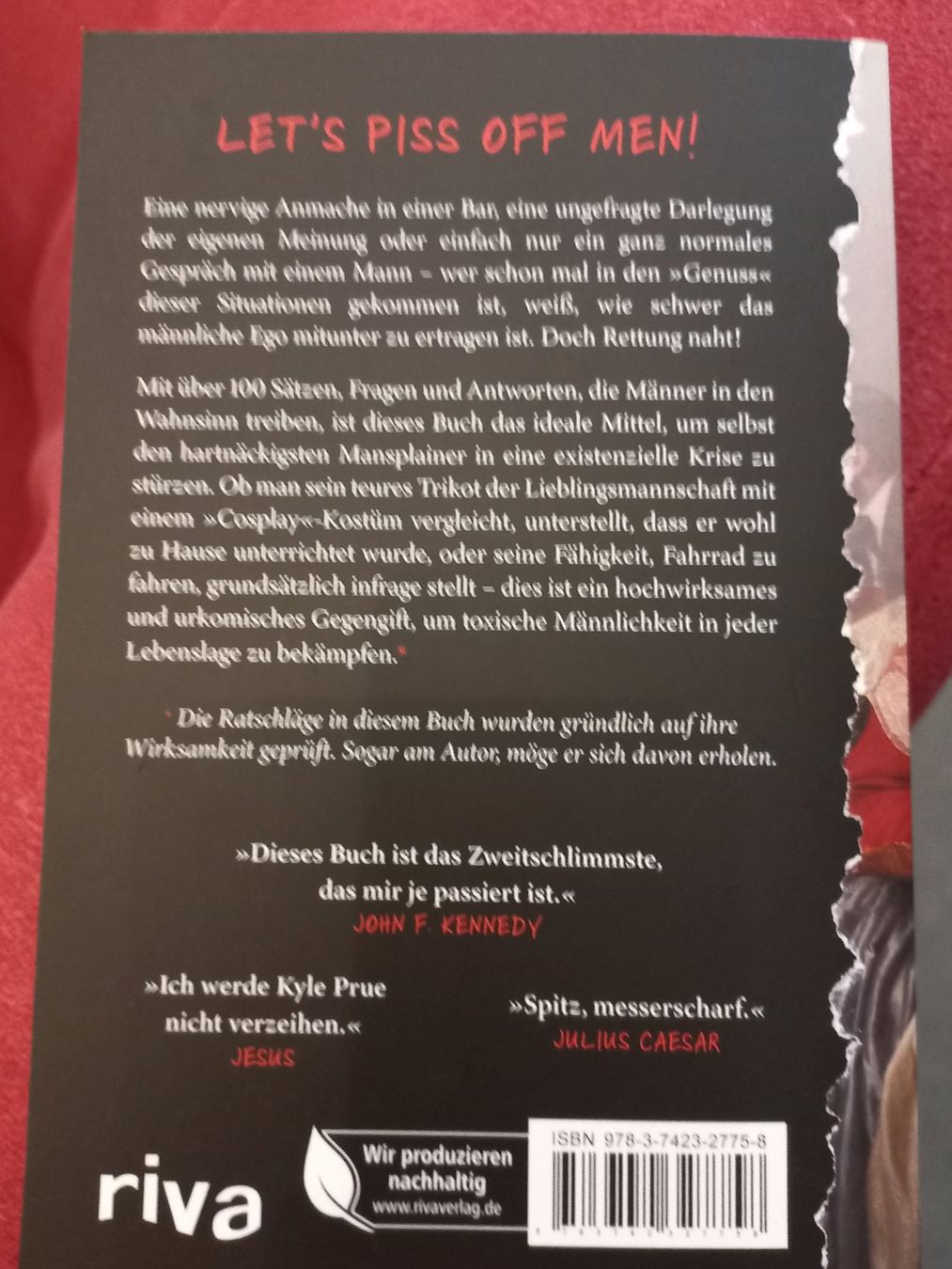 Libri: how to piss off men - Kyle Prue – Usato da Kriens venduto da adr_f6fh 1