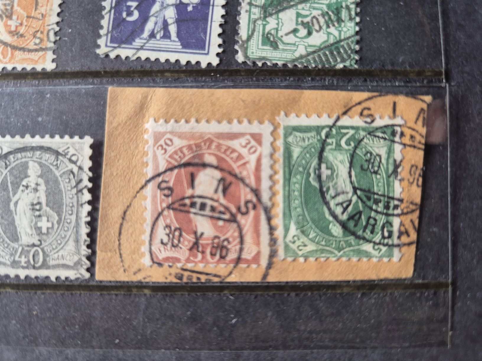 Alle Briefmarken: kleines lot altschweiz – Gebraucht aus Uznach von Fireblade7 1
