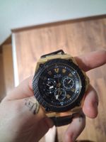 Guess Chronograph Uhr gold-schwarz TOP Zustand, Sommerdeal!