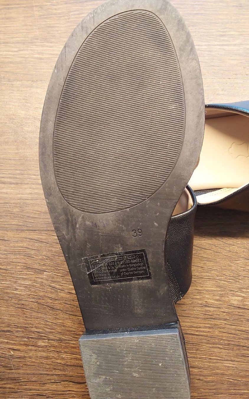 Scarpe da donna: Pantoletten schwarz Caprice 39 – Nuovo (secondo la descrizione) da Köniz venduto da scopello12 3