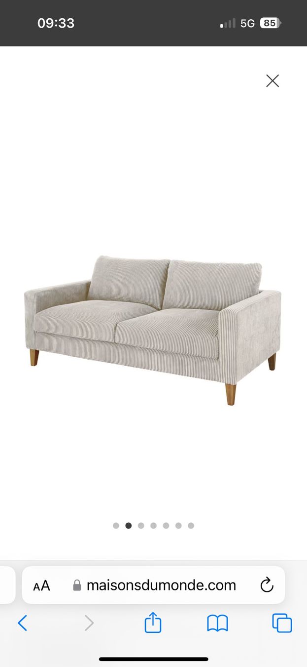 Maisons du monde Sofas: Canapé Maison du Monde – Gebraucht aus Genève von mar_vjz8 1