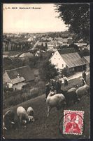Boncourt, Ortsansicht von einer Anhöhe 