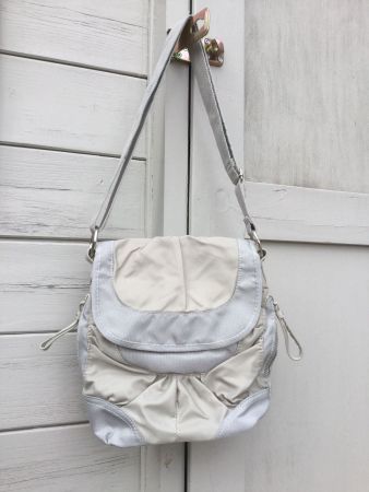 Sac à bandoulière gris poches NEUF