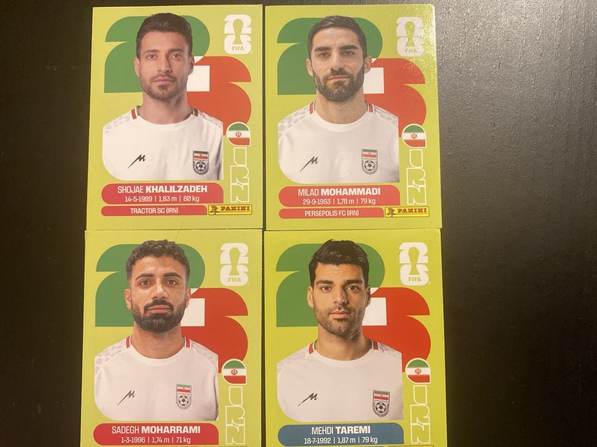 Panini Carte collezionabili: PANINI IRN 5-6-9-18 – Nuovo (secondo la descrizione) da Baden venduto da Dunkelheit