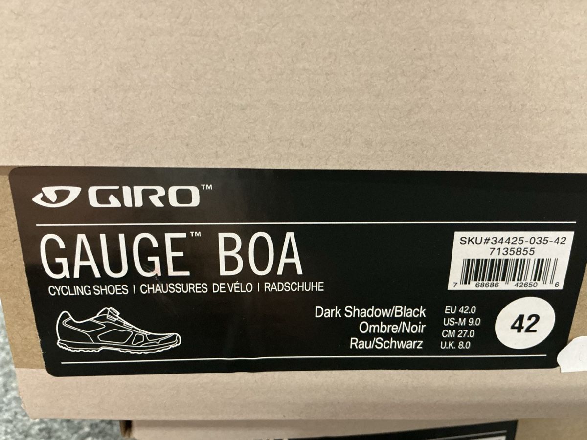 Giro Scarpe da uomo: Giro Gauge Boa Taille 42 – Nuovo e nell'imballaggio originale da Borex venduto da b-cycle 2
