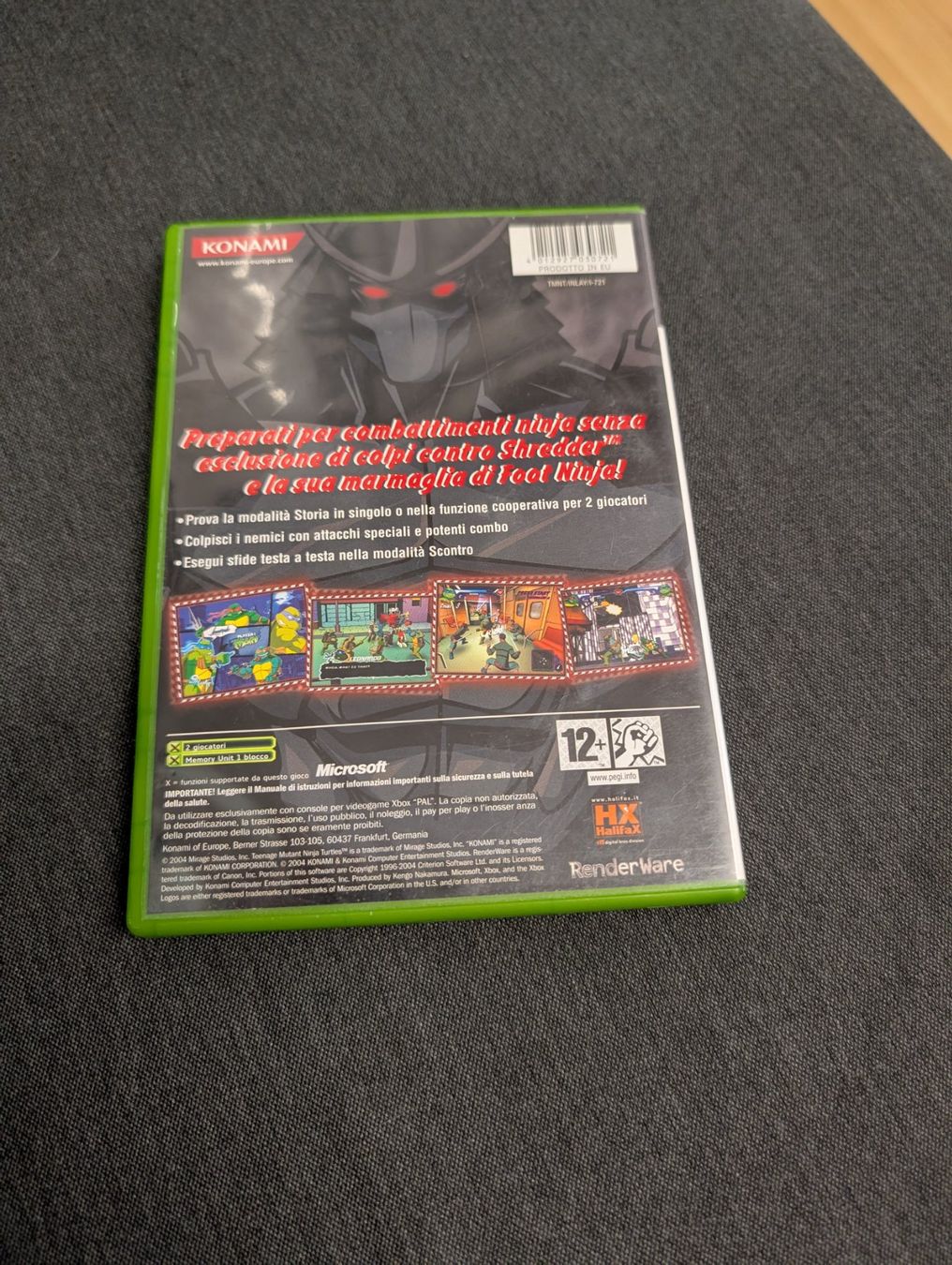 Giochi: Teenage mutant ninja turtles Microsoft Xbox – Usato da Giubiasco venduto da Ticinerd 1