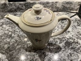 Elegante Vintage Kaffeekanne "Suisse Langenthal" – Goldrand