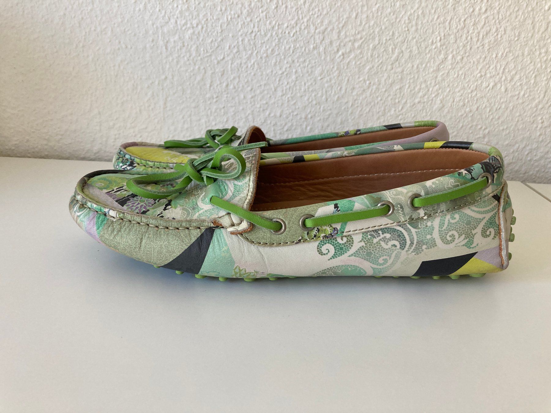 Etro Scarpe da donna: ETRO Leder-Mokassin / Loafer, Gr. 38,5 – Usato da Zürich venduto da FrauSchall 2