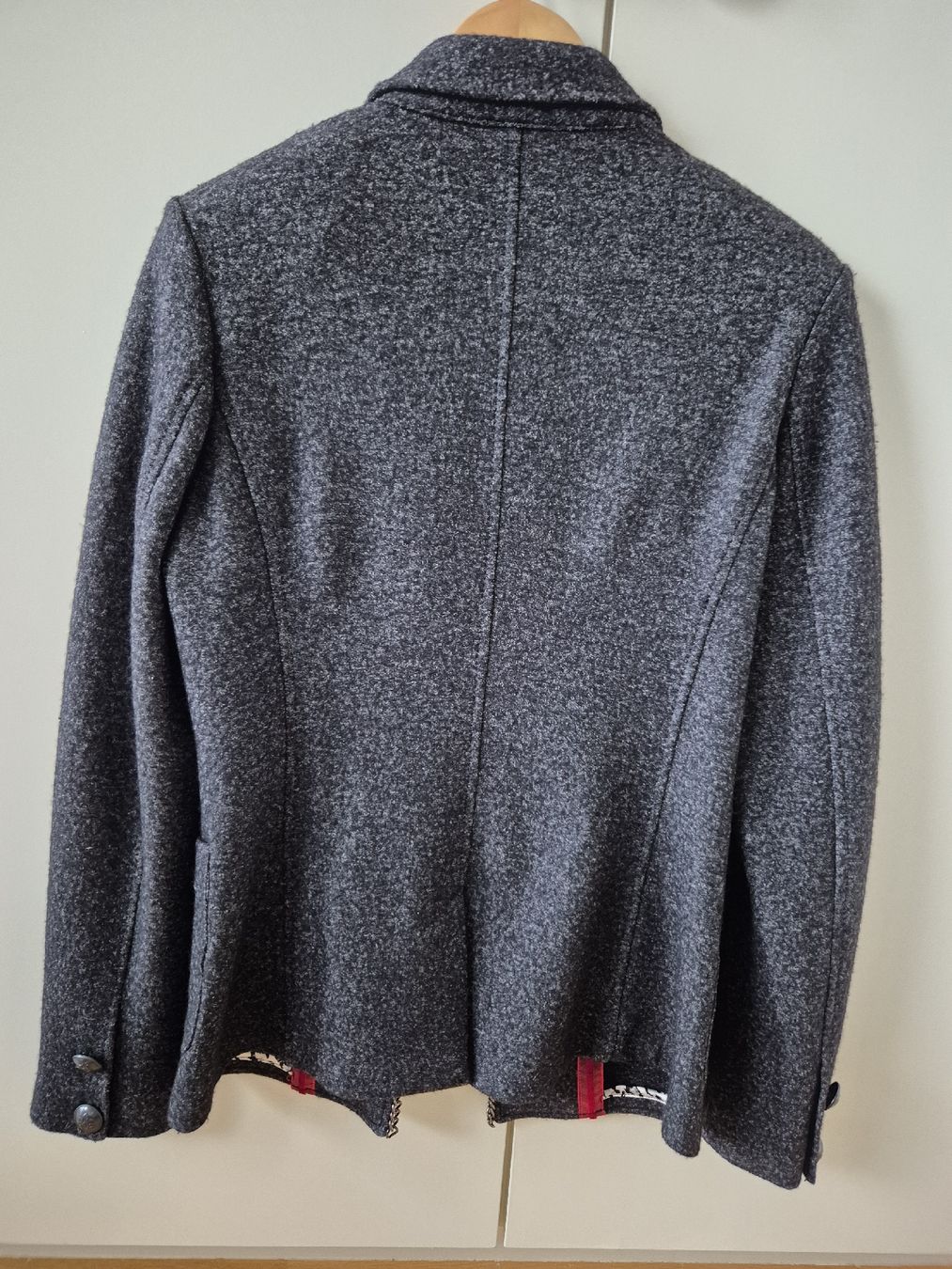 Giacche: Blazer Gr. 38 Wolle grau – Nuovo (secondo la descrizione) da Meggen venduto da topas041 1