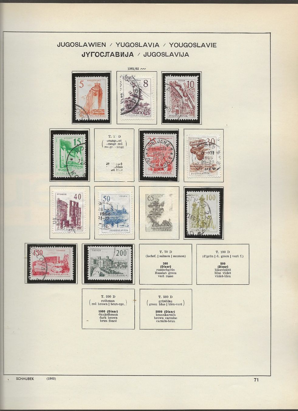 Tous les timbres: Marken Jugoslawien – D'occasion à Au ZH par xelagreb01 4