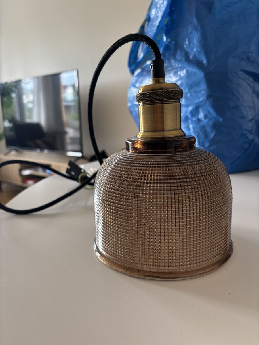 Lustres & lampes de plafonds: Vintage Hängelampe, Glas – D'occasion à Zürich par ann_8c67