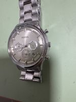Montre Fossil Chronographe Argentée Homme - Bon état - Parfa