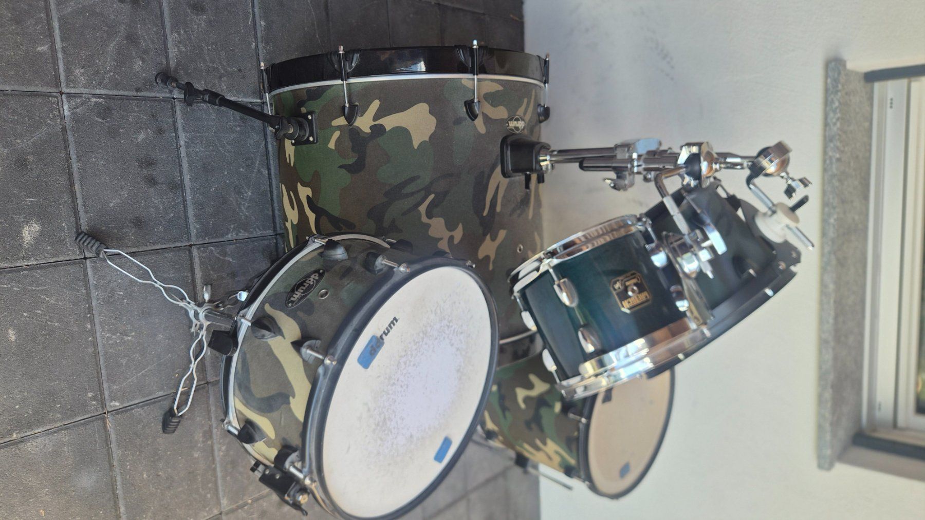 Instruments de musique: Schlagzeug Set getarnt DDrum camouflage – D'occasion à Sagogn par Sulayka 8