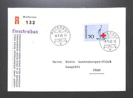 1963 Einzelwert Blockausschnitt 100 J.ROTES KREUZ - ROTKREUZ
