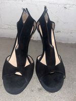 Schwarze Wildleder-Pumps, Grösse 37 -  Vero Cuoio  Made in I