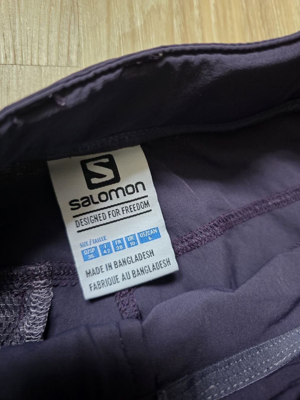 Salomon Pantaloni: Salomon AdvancedSkin Shield Zip-Off Wanderhose Gr. 36 – Usato da Interlaken venduto da NataliiaS 3