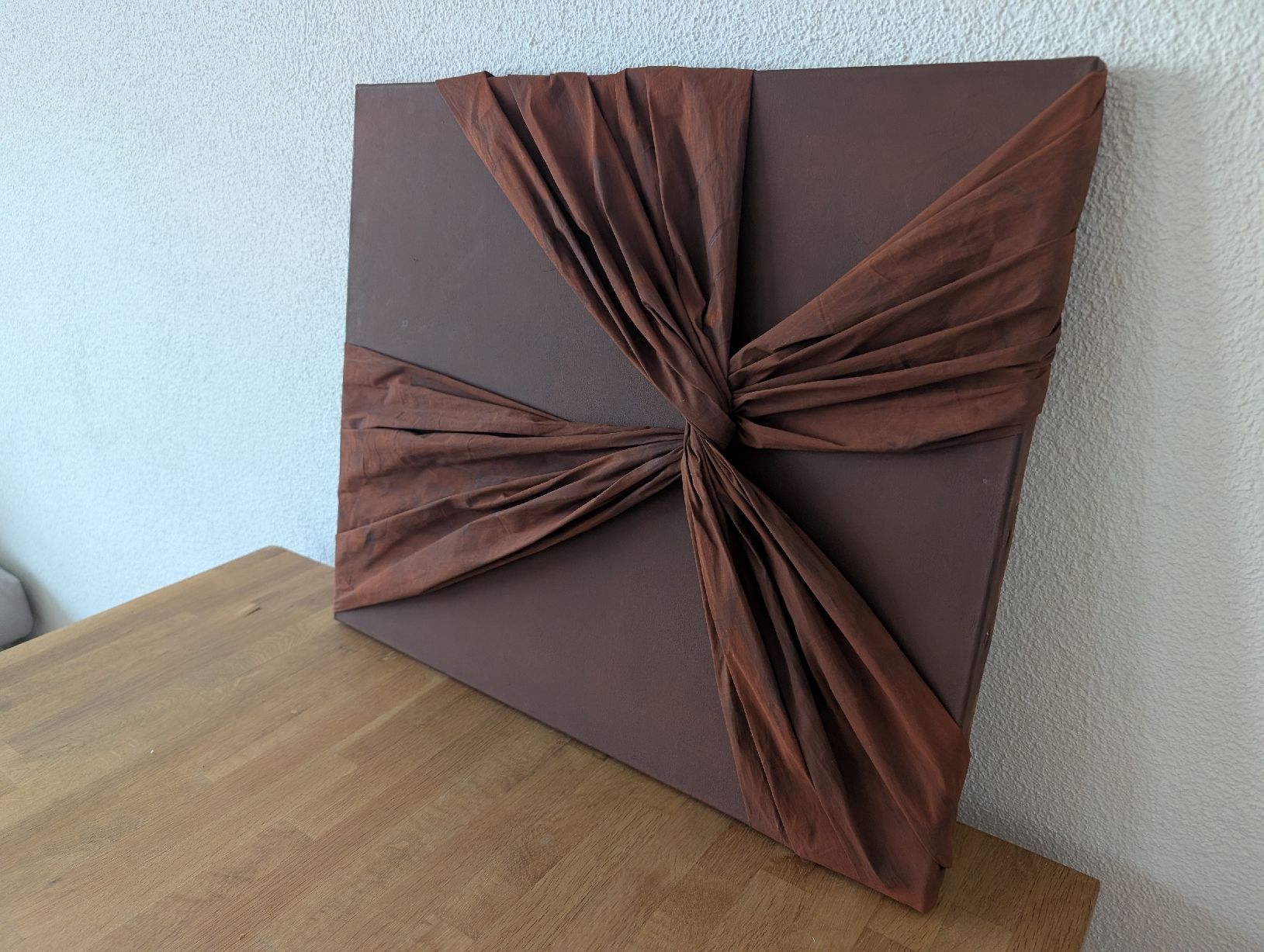 Dipinti: Unique Brown Textile Art Piece – Nuovo (secondo la descrizione) da Lachen SZ venduto da joa_rf9n