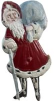 Abzeichen Weihnachtsmann antik