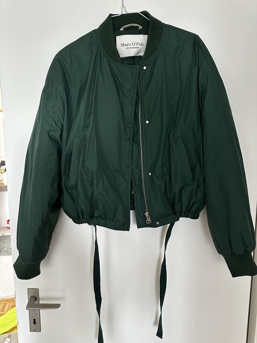Giacche: Marc O'Polo green bomber jacket - size 38 - spring – Nuovo (secondo la descrizione) da Männedorf venduto da ScottNatalia