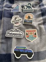 Patagonia Sticker Set 7 Stück diverse Motive neu Deko Laptop