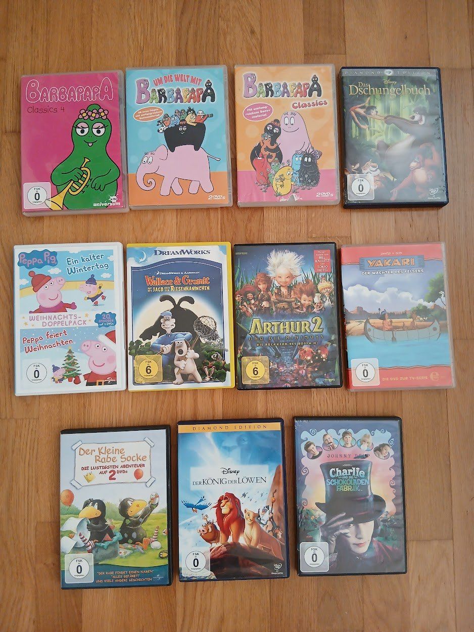 Tous les DVDs: 11 Stk. Kinder DVD – D'occasion à Dübendorf par Fip05