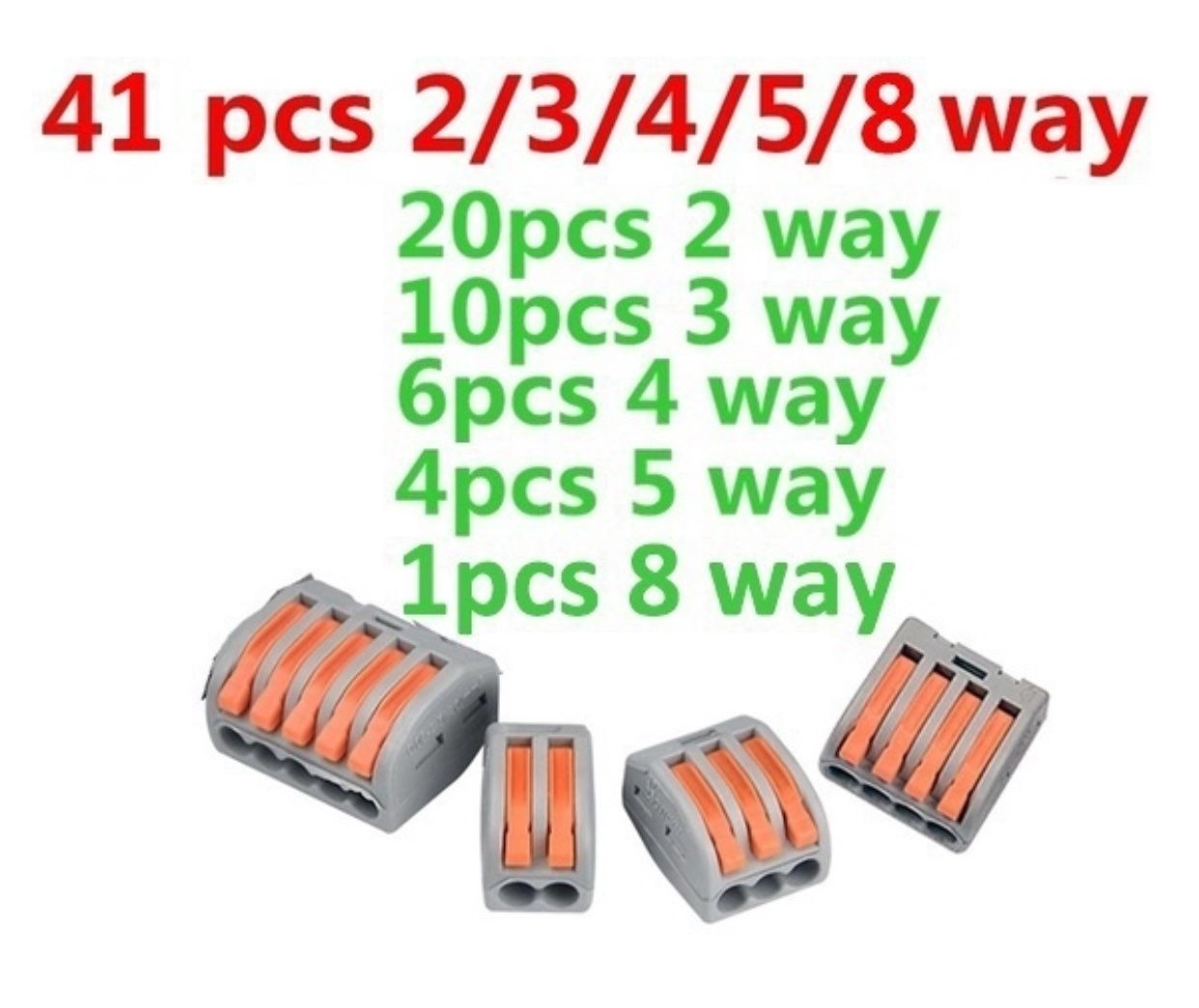 Componenti elettronici: Kabel Verbinder / Push- in Klemmen – Nuovo e nell'imballaggio originale da Rorschach venduto da lobosch1 1